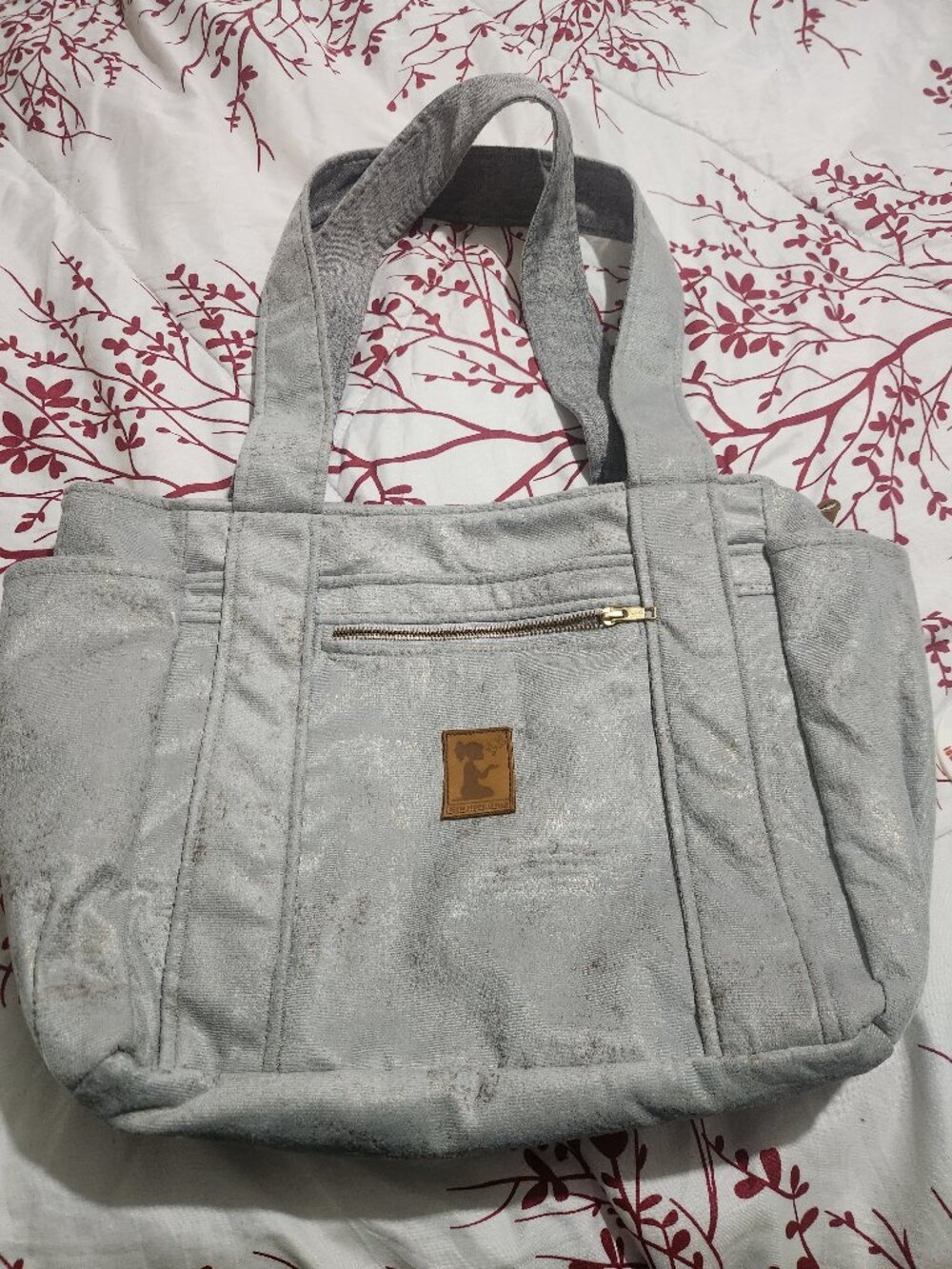 New hope girls Grey baby dipper bag